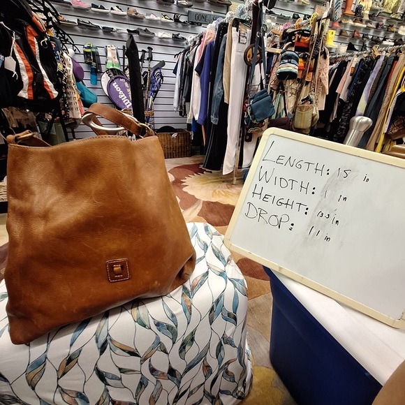 Lauren Ralph Lauren Leather Tote Bag - Picture 3 of 10